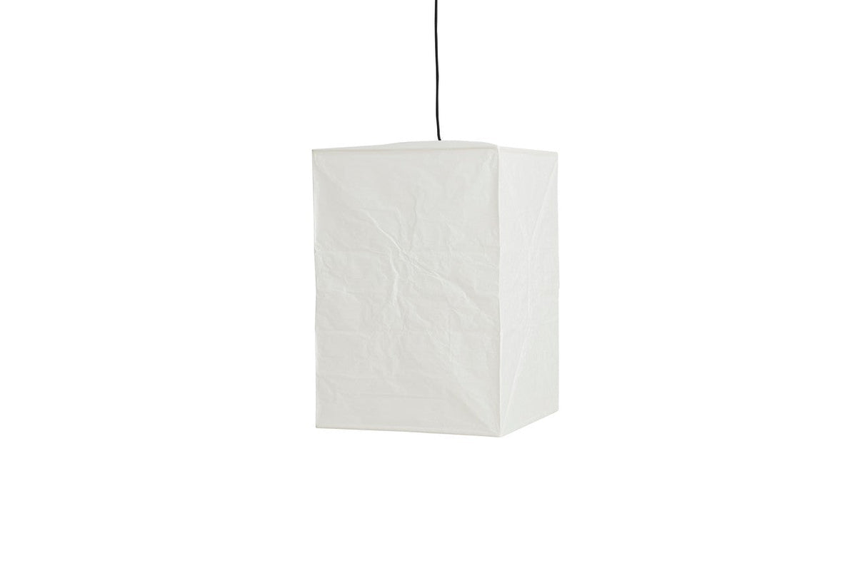 Abat-jour en papier de riz blanc 38x38x55cm Cube - Hay - The Cool Republic