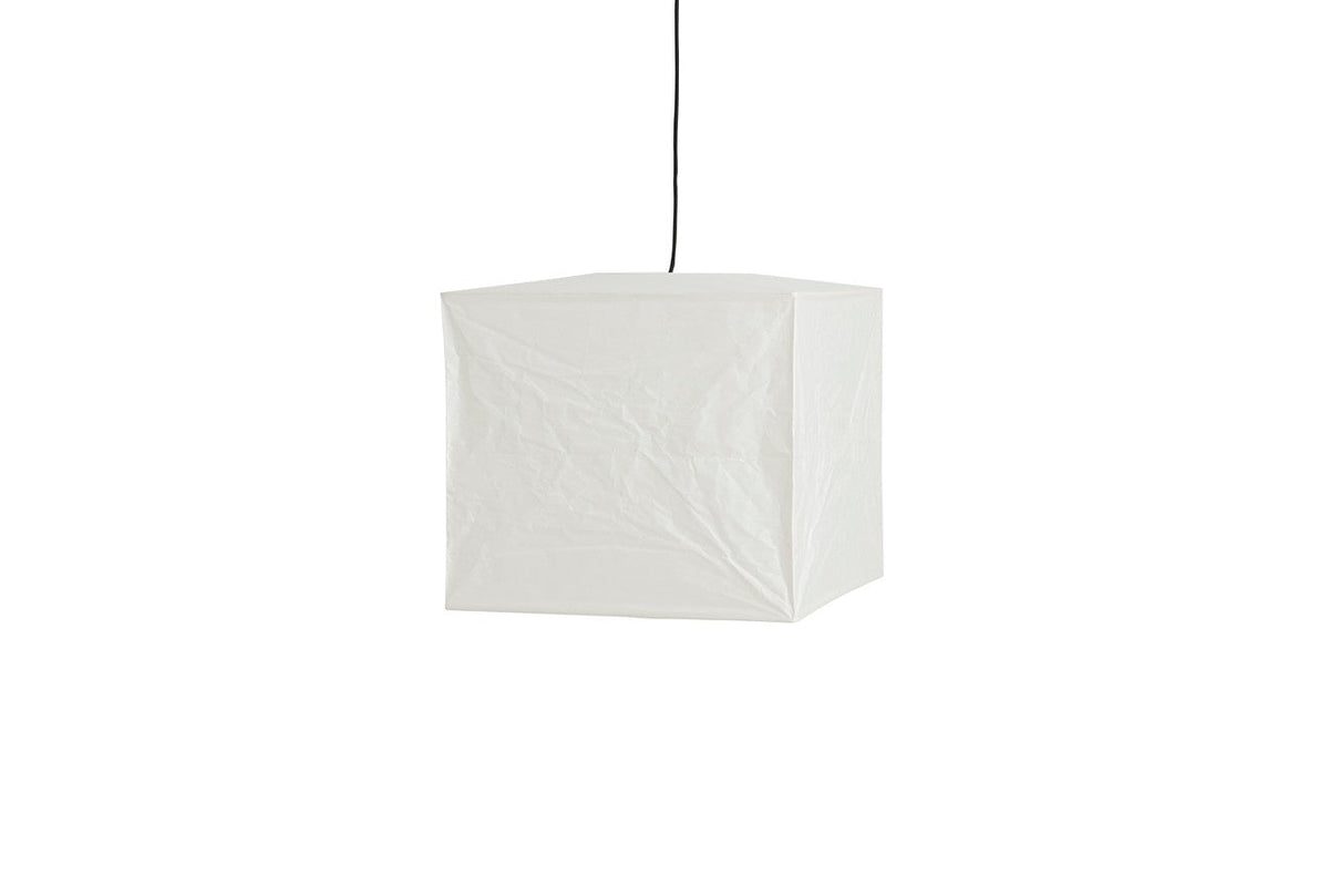 Abat-jour en papier de riz blanc 45x45x40cm Cube - Hay - The Cool Republic