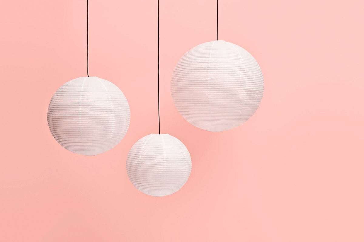 Abat-jour en papier de riz blanc 50 cm Classic - Hay - The Cool Republic