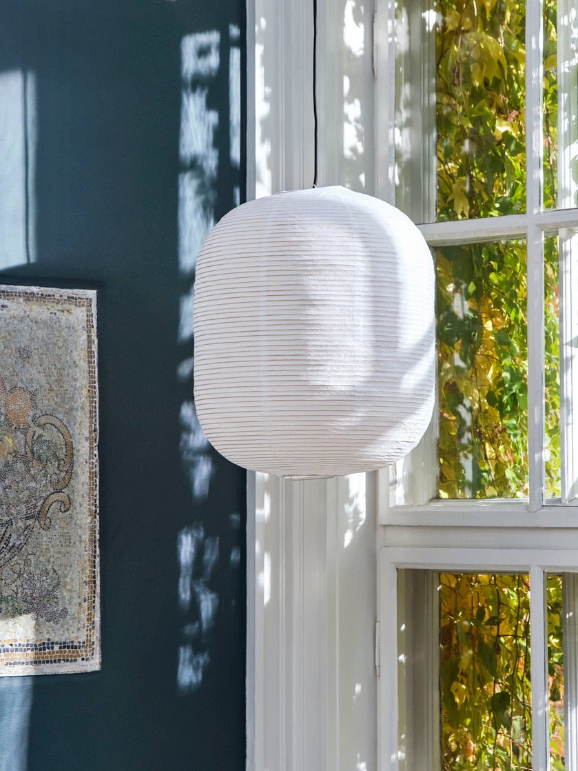 Abat-jour en papier de riz blanc 50cm Oblong - HAY - The Cool Republic