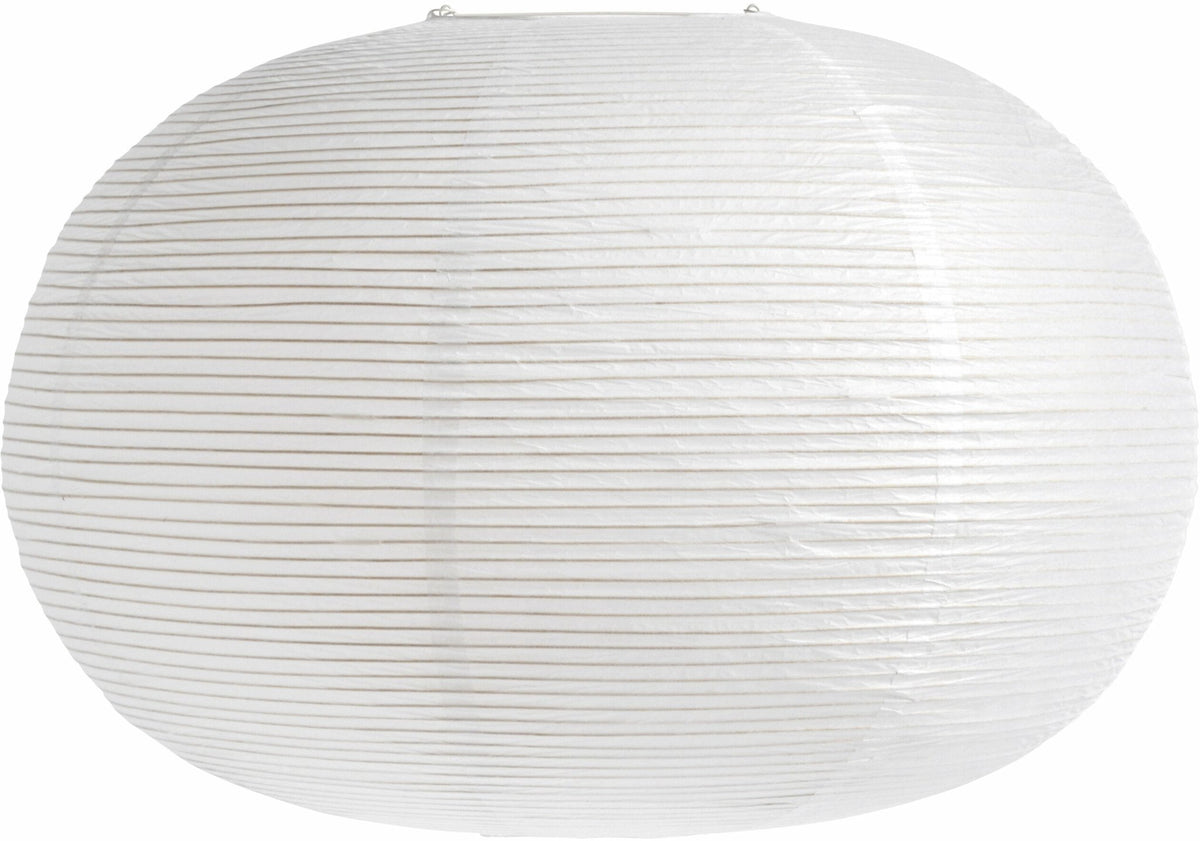 Abat-jour en papier de riz blanc Ellips Classic - Hay - The Cool Republic