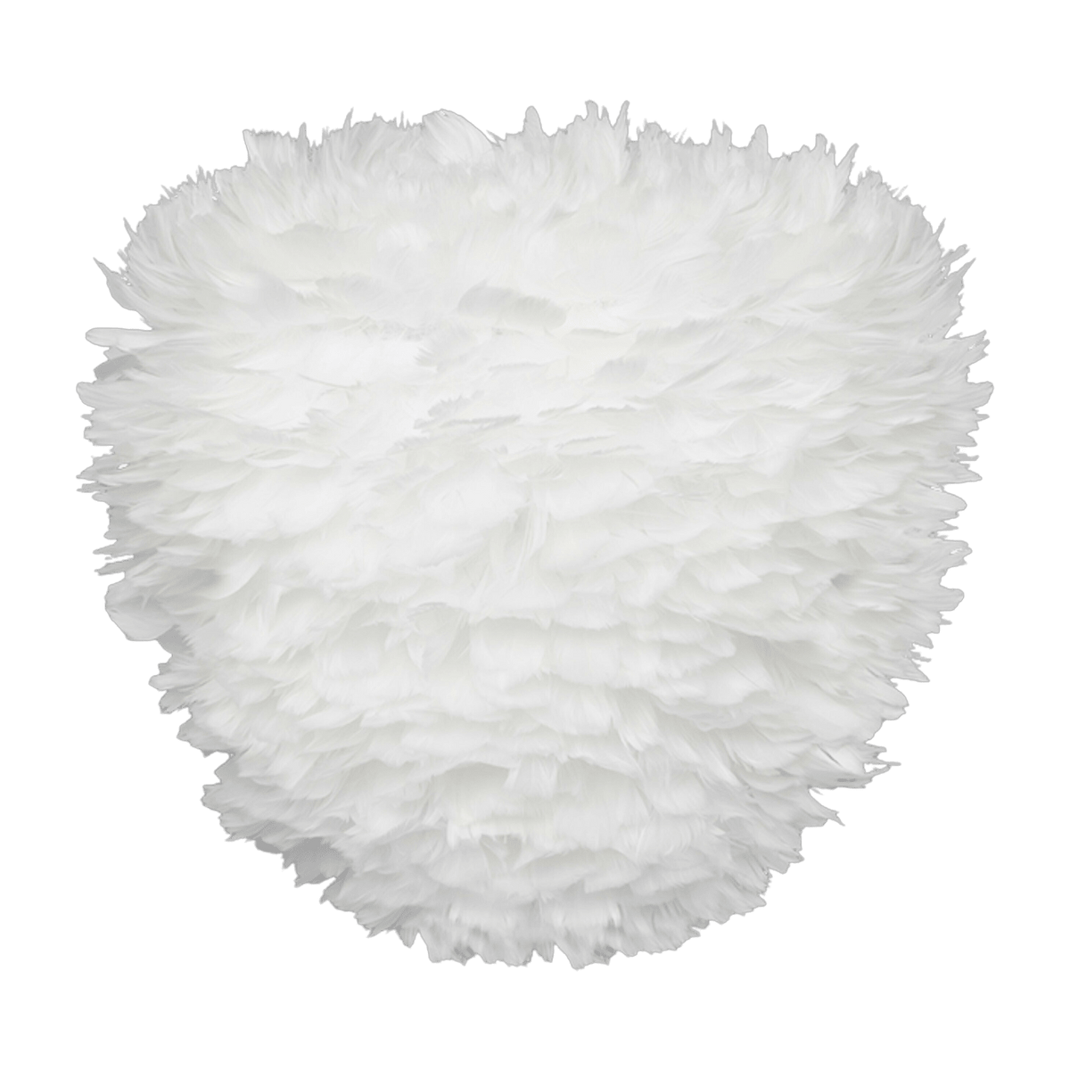 Abat-jour en plumes blanches 40 cm Eos Evia - UMAGE - The Cool Republic