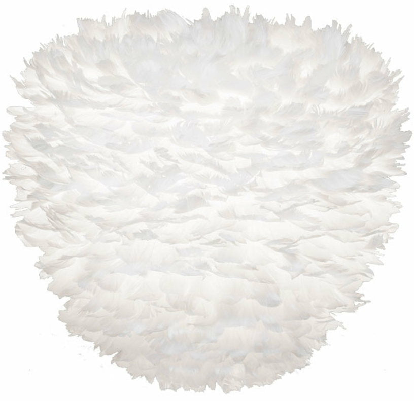 Abat - jour en plumes blanches 40 cm Eos Evia - UMAGE - The Cool Republic