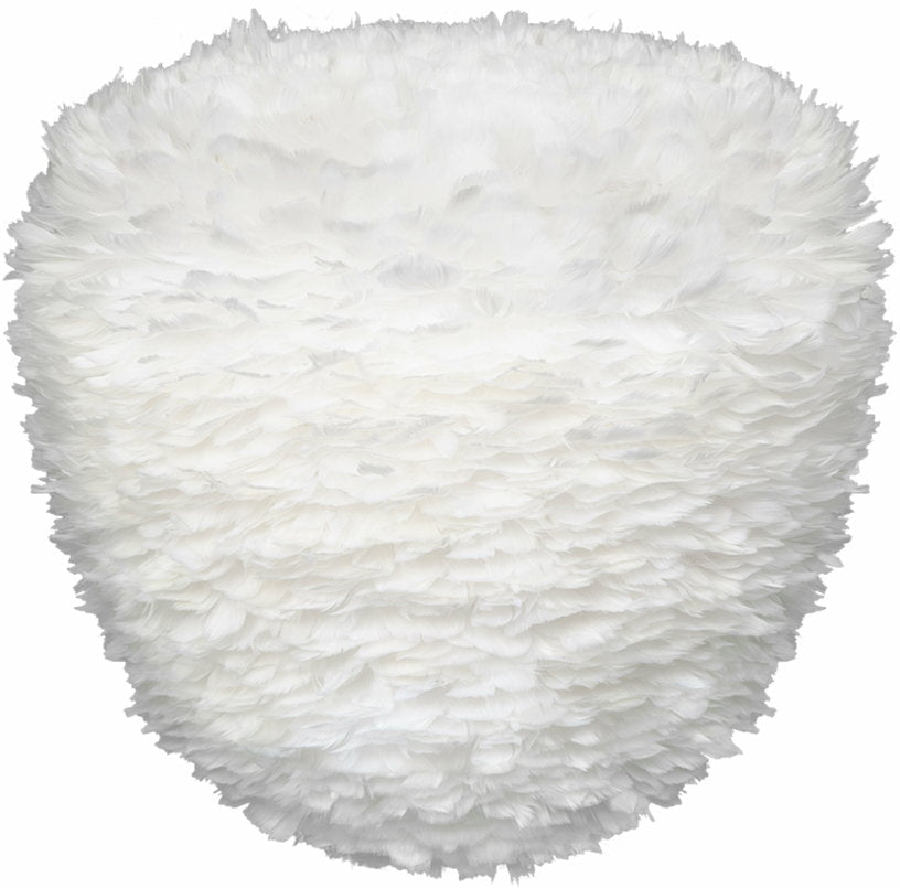 Abat - jour en plumes blanches 55 cm Eos Evia - UMAGE - The Cool Republic