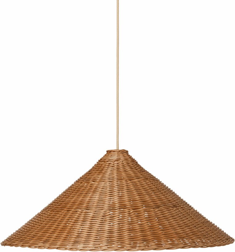 Abat - jour en rotin naturel 68 x 27 cm Dou - Ferm Living - The Cool Republic