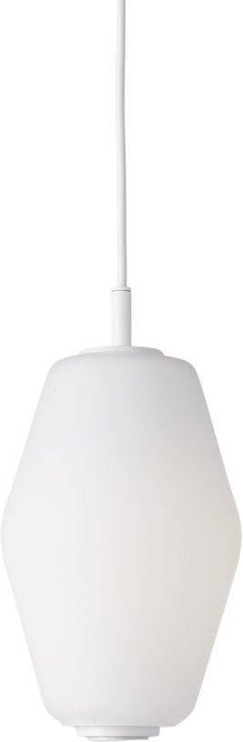 Abat - jour en verre blanc opale taille S Dahl - Northern - The Cool Republic
