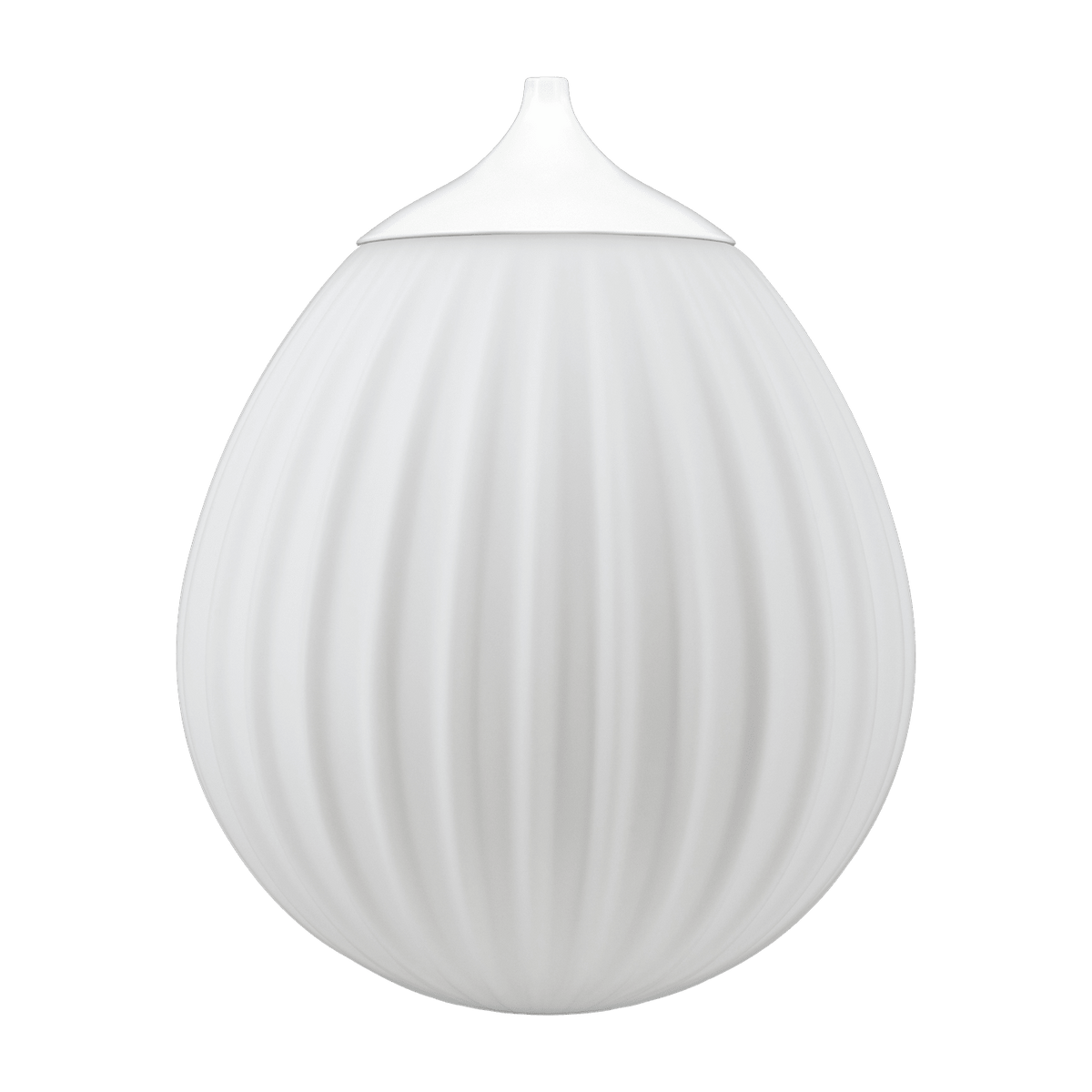 Abat-jour en verre et acier blanc 22,3 x 21,2 cm Around the World - UMAGE - The Cool Republic