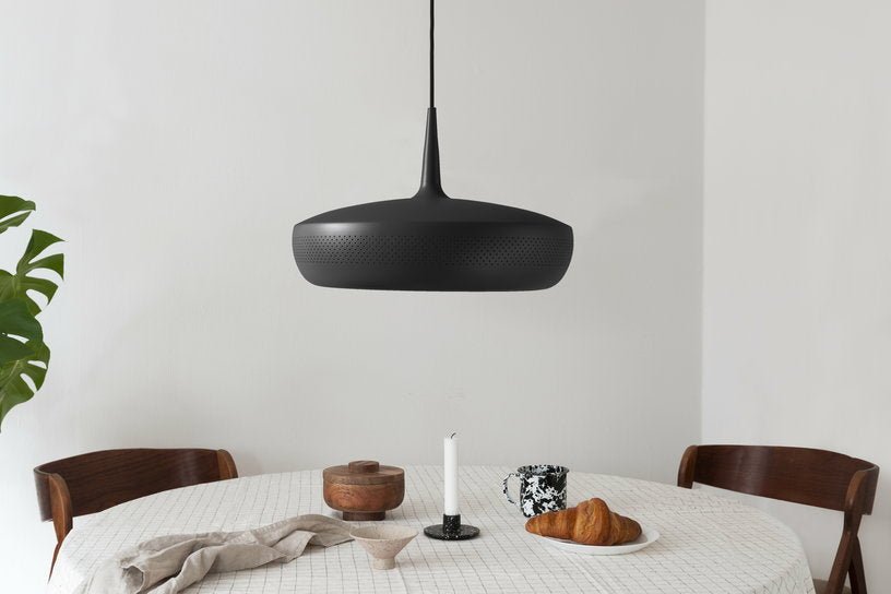 Abat - jour noir 43 cm Clava Dine - UMAGE - The Cool Republic