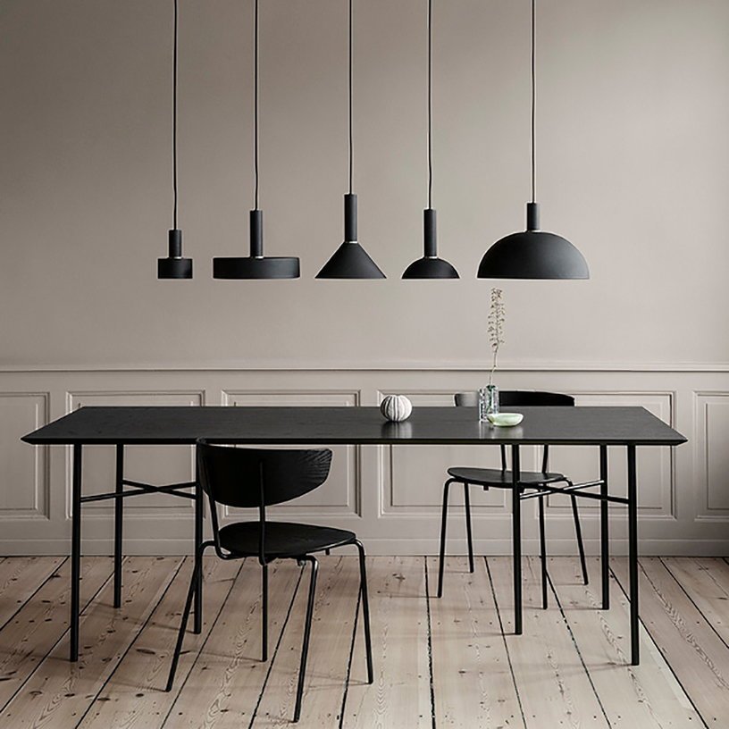 Abat - jour noir Dome - Ferm Living - The Cool Republic