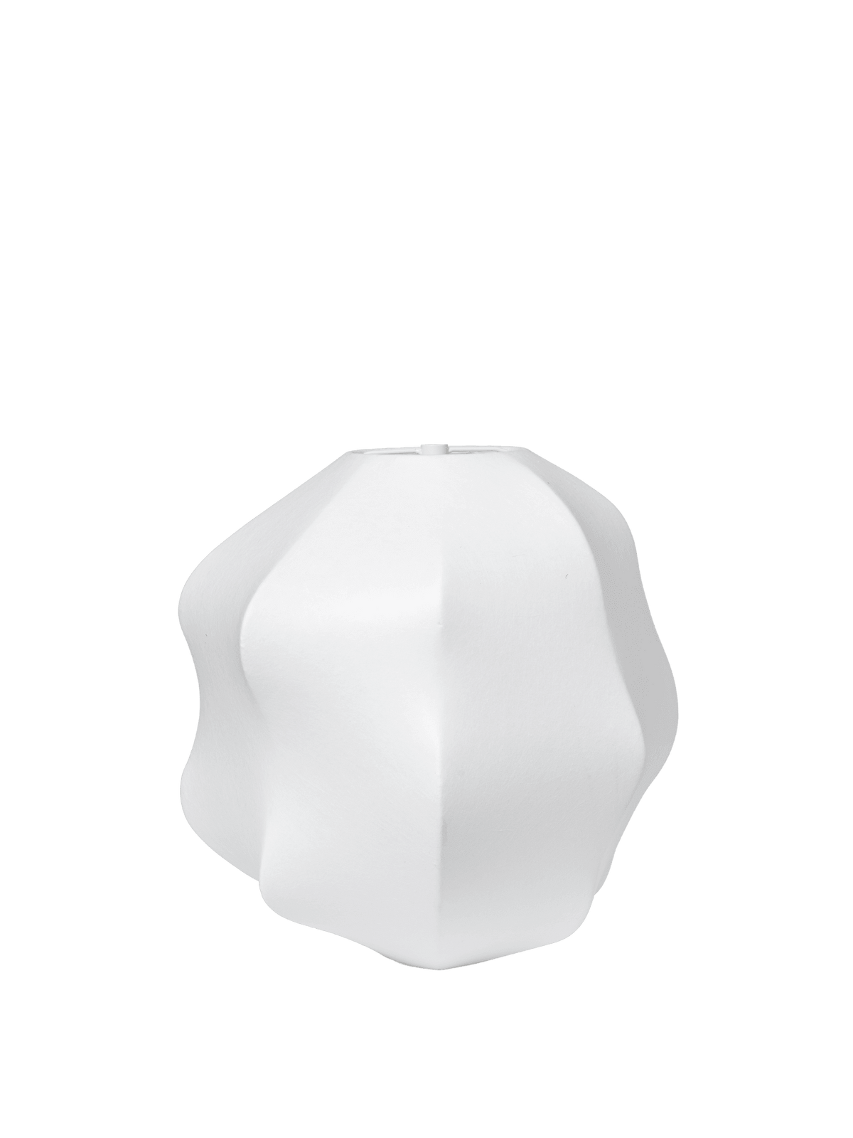 Abat-jour organique en tissu translucide blanc 49 cm Dae - Ferm Living - The Cool Republic