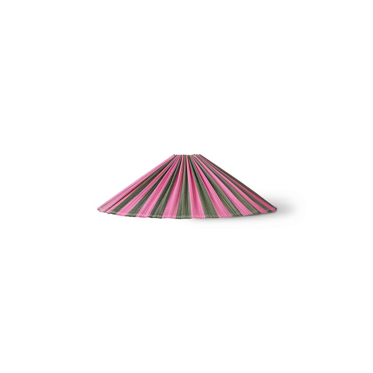 Abat-jour plissé en bambou bicolore 44x14cm Camélia - HKliving - The Cool Republic
