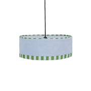 Abat-jour pour suspension en coton bio bleu et vert 50 cm Paul - Nobodinoz - The Cool Republic