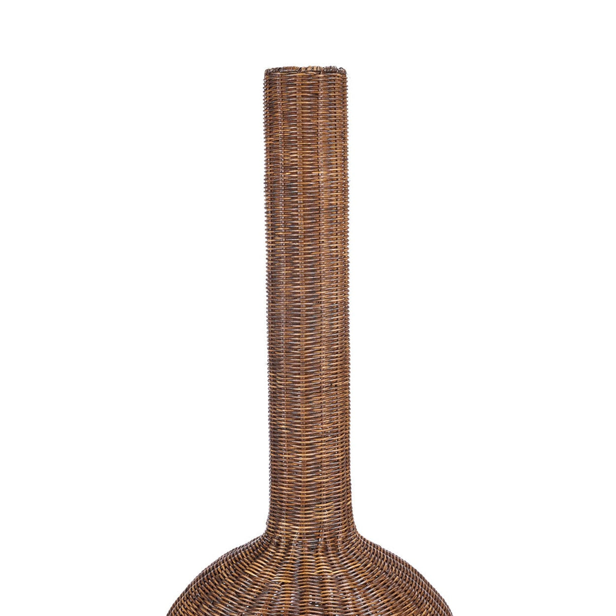 Abat-jour suspension en rotin tressé naturel marron foncé 50cm Amphora - Bazar Bizar — vue 6