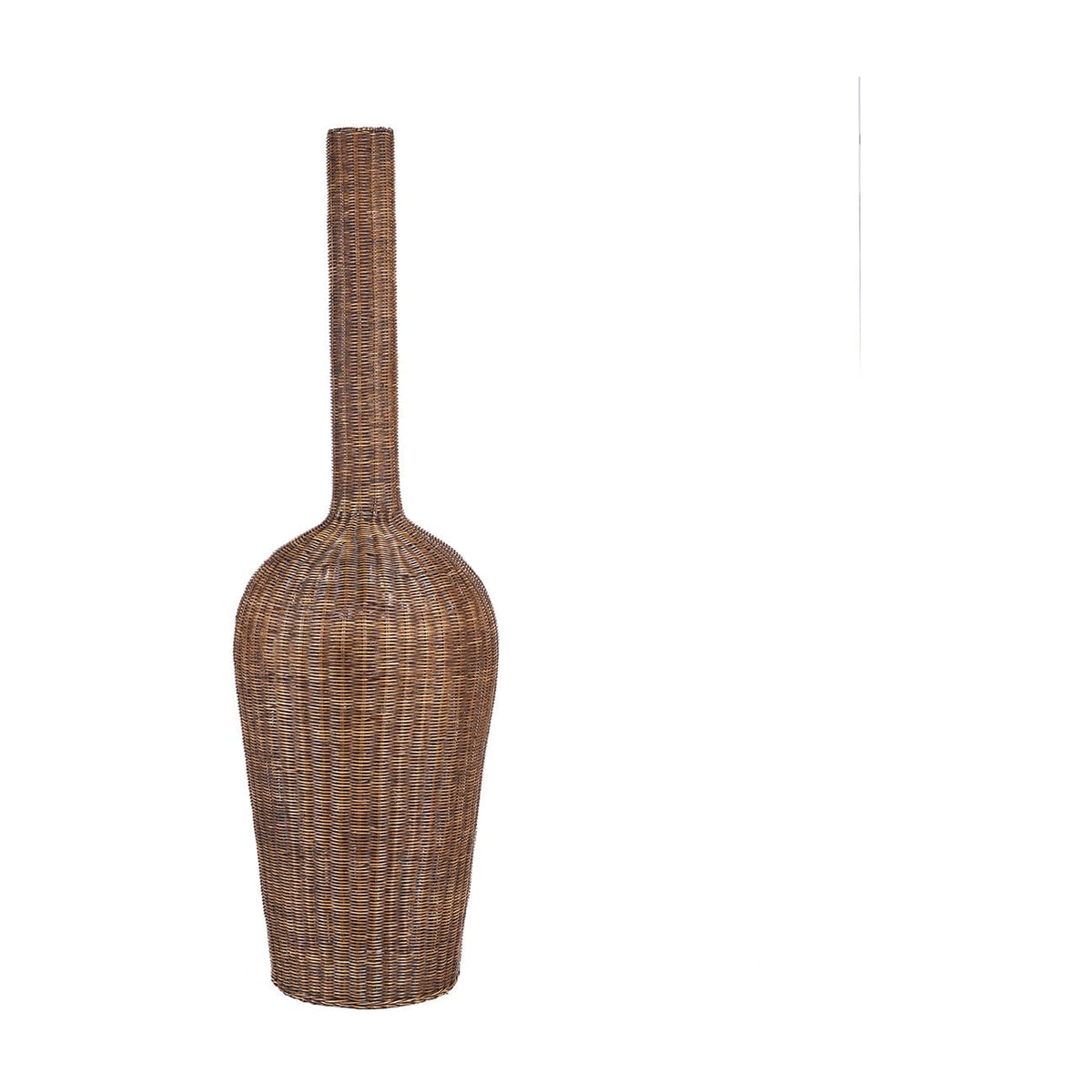 Abat-jour suspension en rotin tressé naturel marron foncé 50cm Amphora - Bazar Bizar
