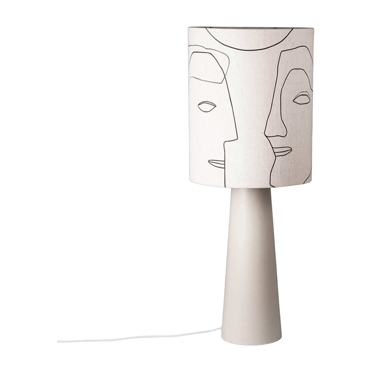 Abat-jour visage imprimé L - HKLiving - The Cool Republic