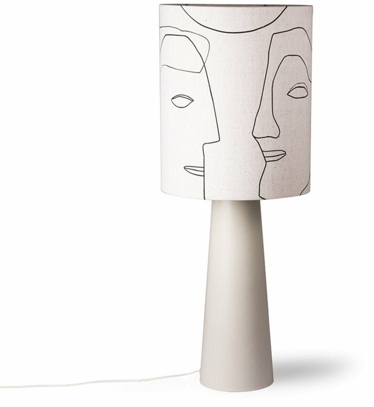 Abat - jour visage imprimé L - HKLiving - The Cool Republic