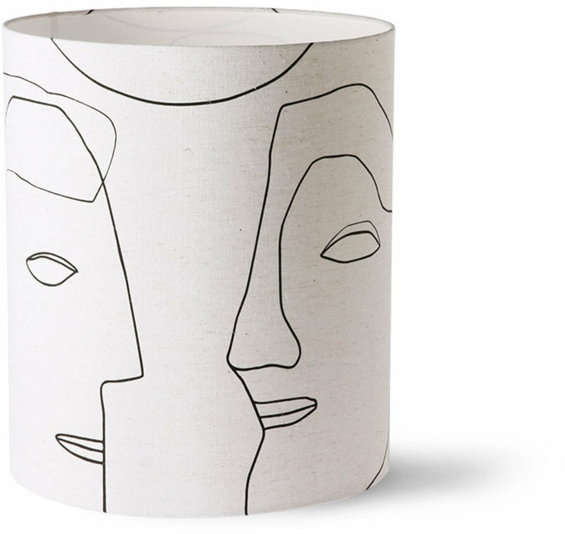 Abat - jour visage imprimé L - HKLiving - The Cool Republic