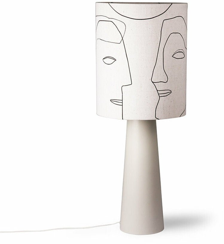 Abat - jour visage imprimé L - HKLiving - The Cool Republic