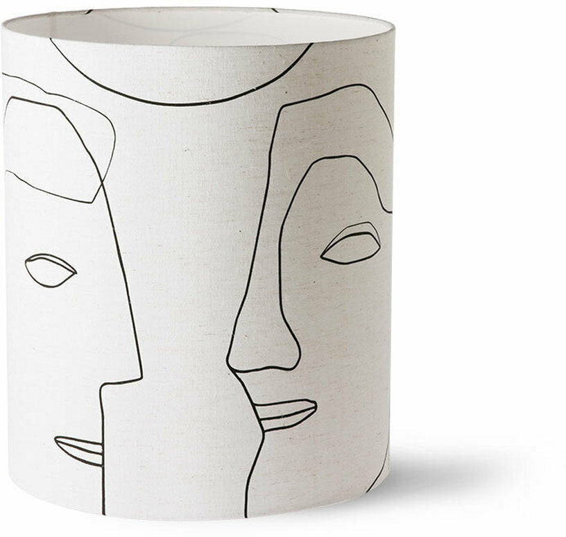 Abat - jour visage imprimé L - HKLiving - The Cool Republic