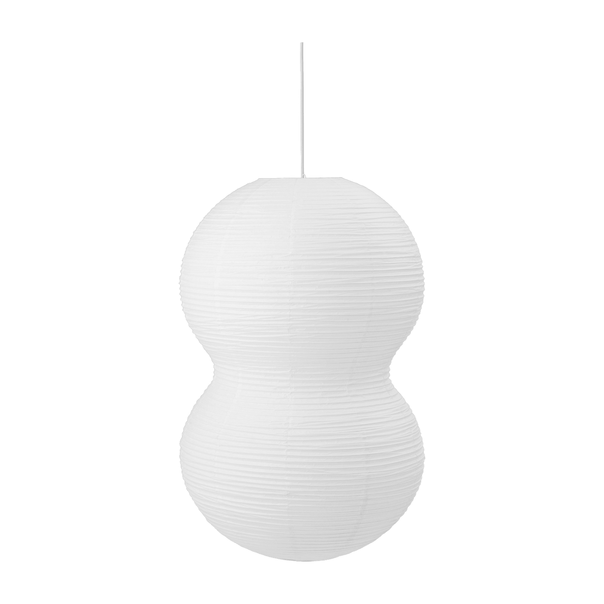 Abatjour pour suspension blanche Puff Twist blanc - Normann Copenhagen - The Cool Republic