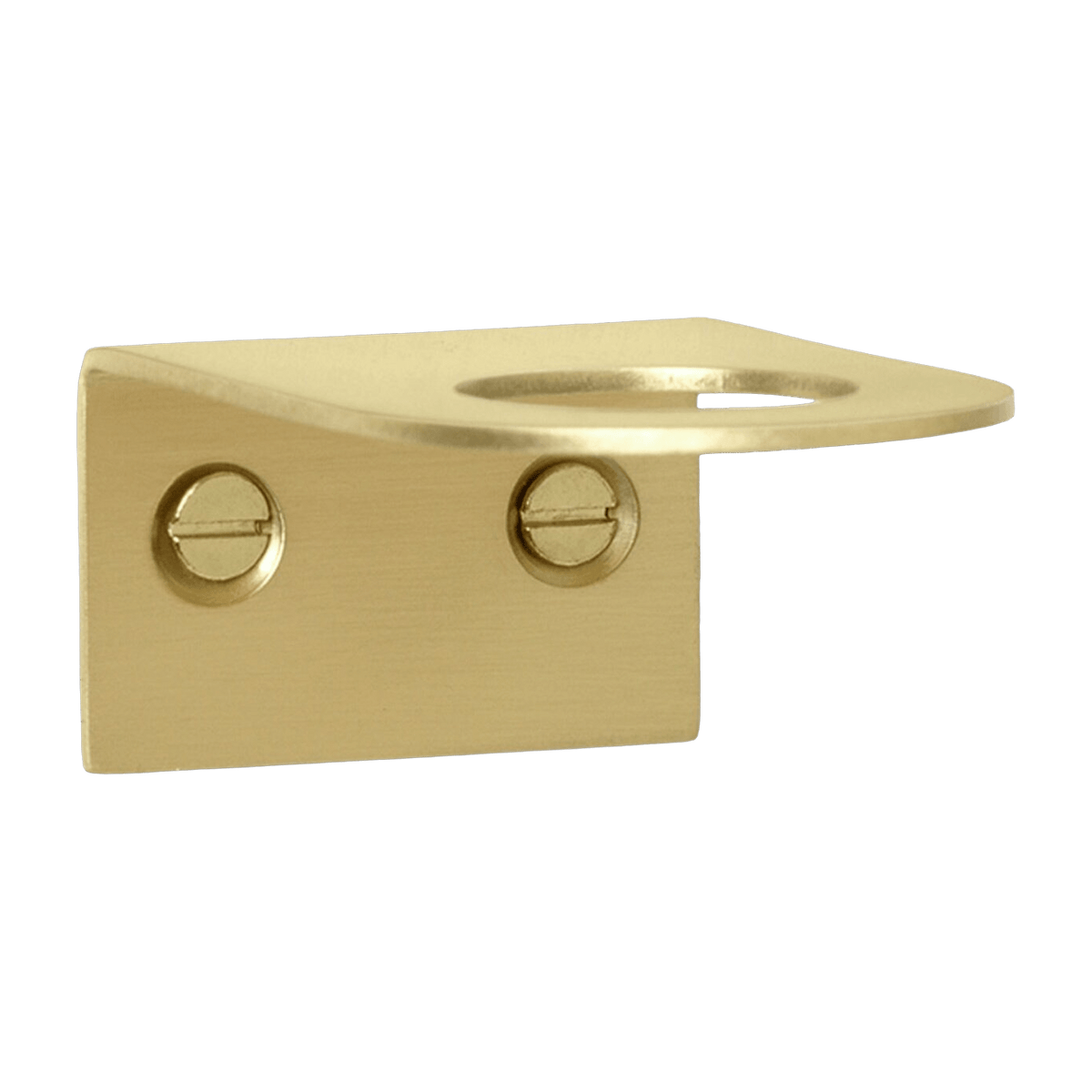 Accroche murale pour flacon en laiton 5 x 3,2 x 7,3 cm Basho - Ferm Living - The Cool Republic