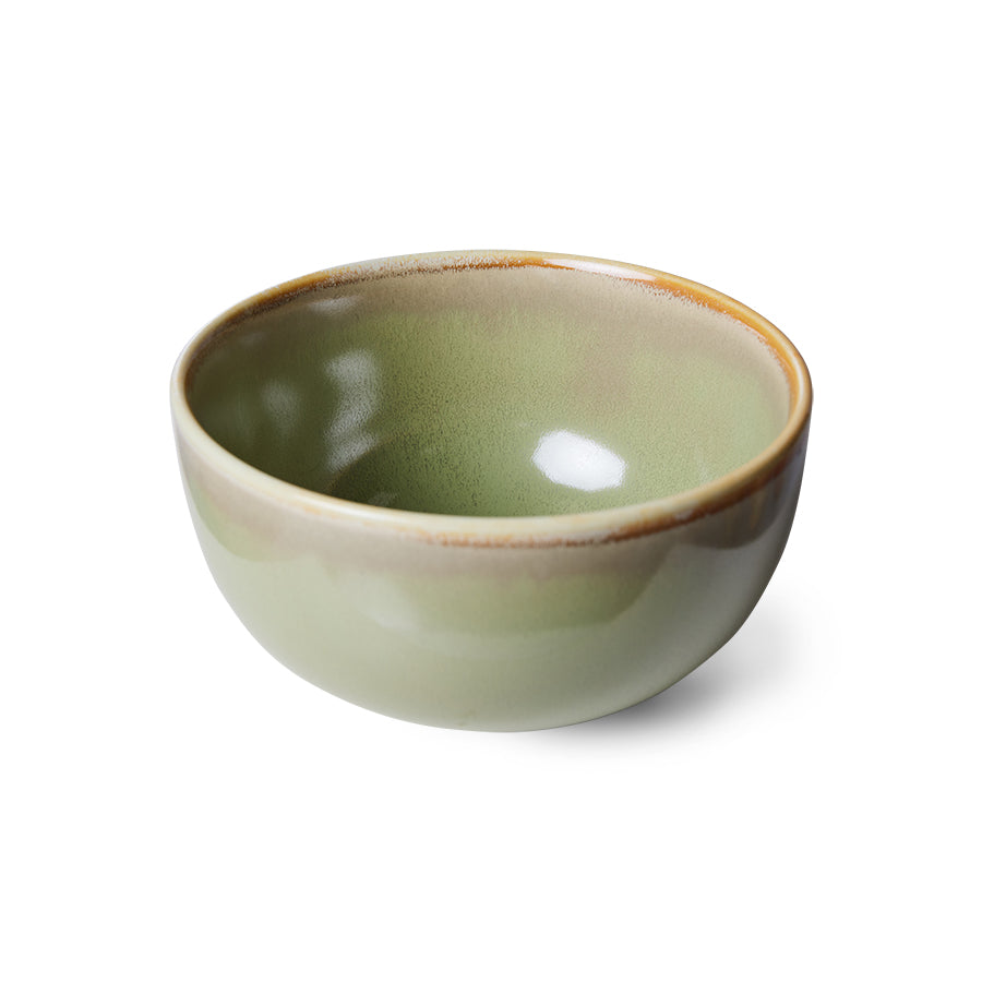Green porcelain bowl 260ml - HKLIVING