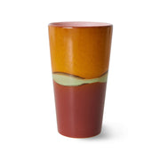 Orange clay latte mug - HKLIVING