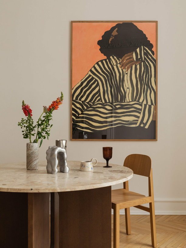 Affiche 100x140 Serene Stripes - The Poster Club - The Cool Republic