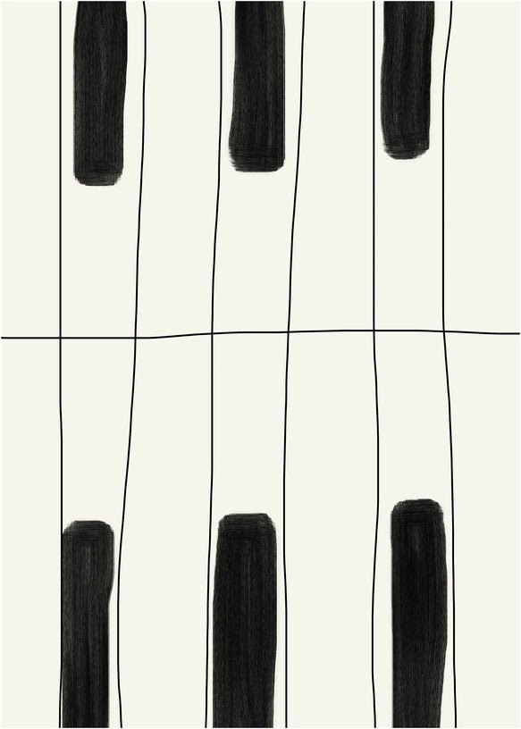 Affiche 30x40cm Lisa Wirenfelt Piano - The Poster Club - The Cool Republic