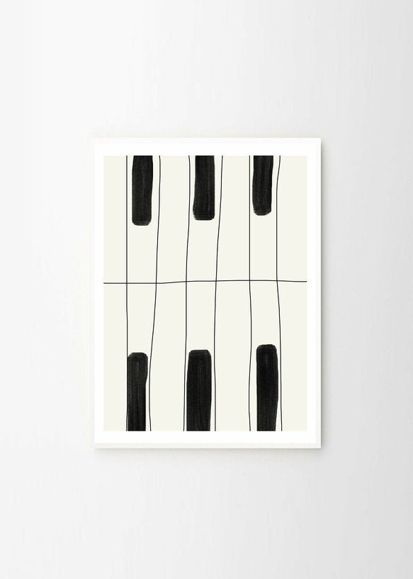 Affiche 30x40cm Lisa Wirenfelt Piano - The Poster Club - The Cool Republic