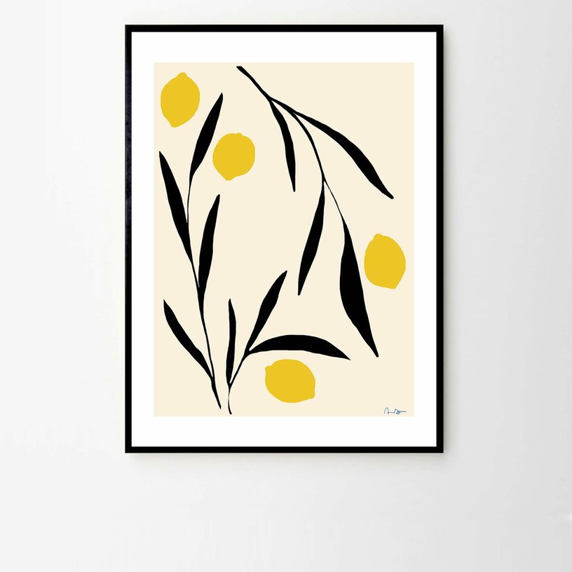 Affiche 50 x 70 cm LEMON - The Poster Club - The Cool Republic