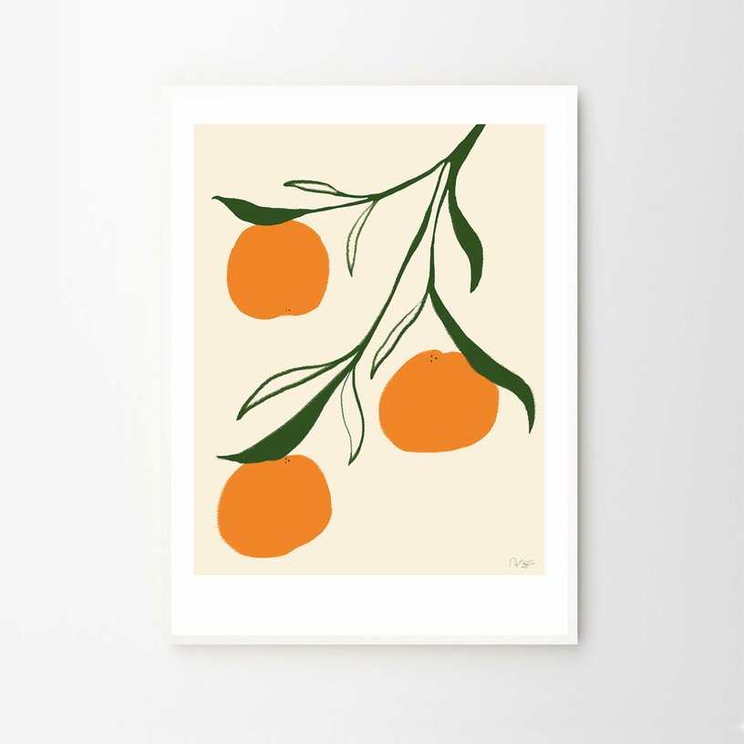 Affiche 50 x 70 cm ORANGE - The Poster Club - The Cool Republic