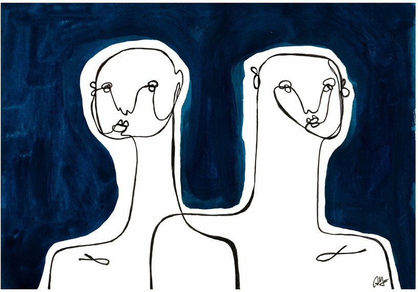 Affiche 50 x 70 cm TOGETHER 01 - The Poster Club - The Cool Republic