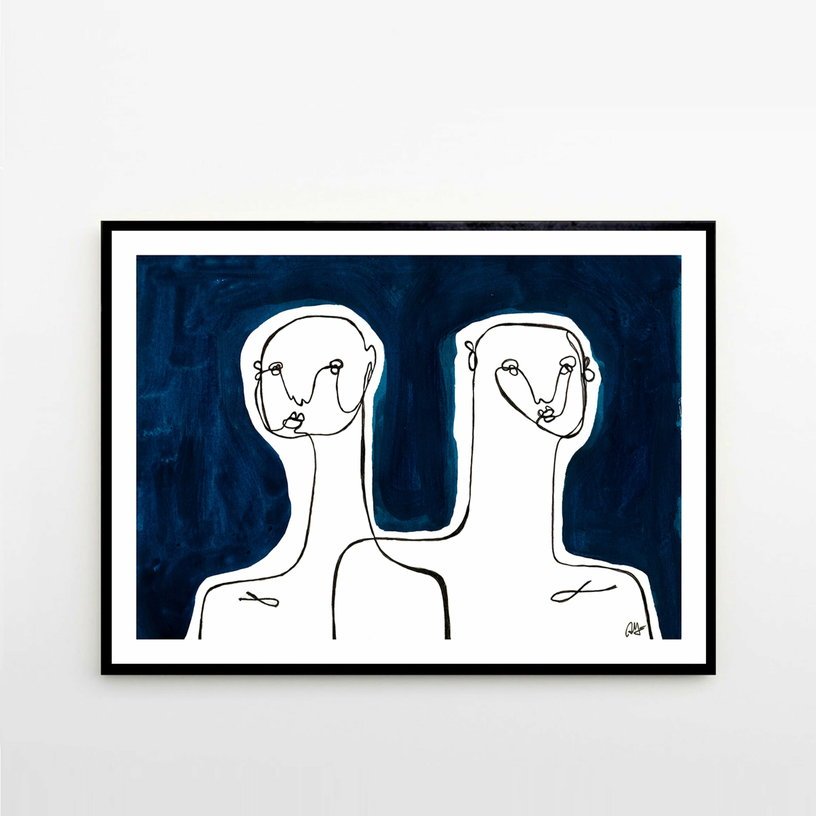 Affiche 50 x 70 cm TOGETHER 01 - The Poster Club - The Cool Republic