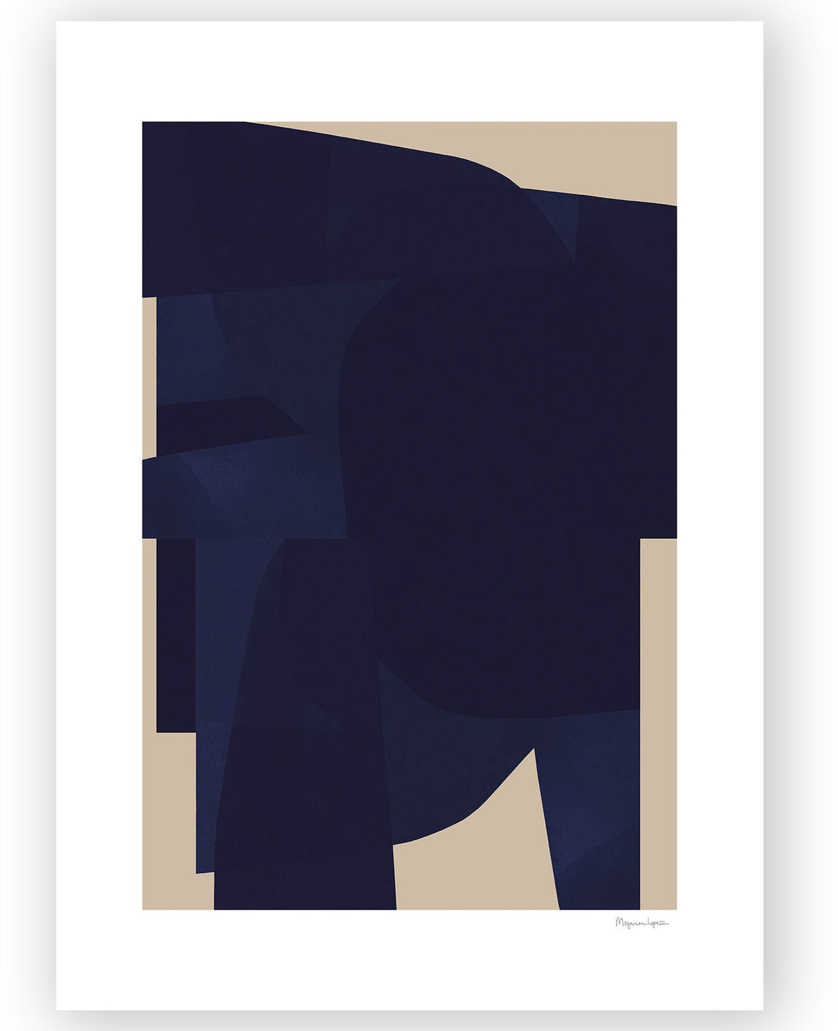 Affiche 50x70 Bleu - The Poster Club - The Cool Republic