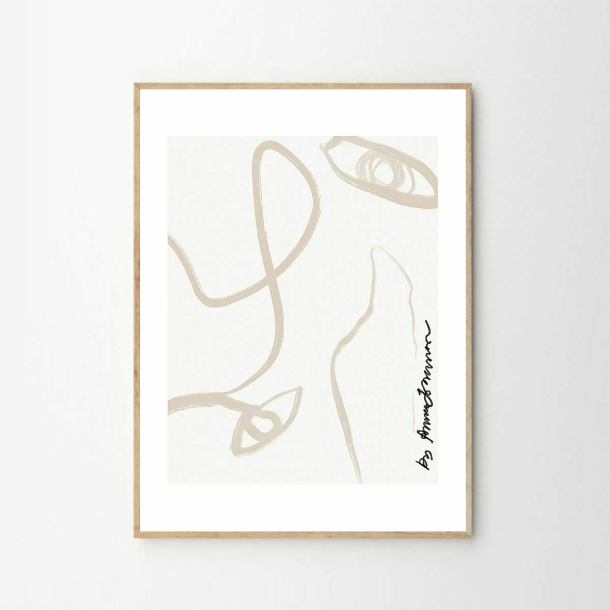Affiche 50x70 cm Eyes - The Poster Club - The Cool Republic