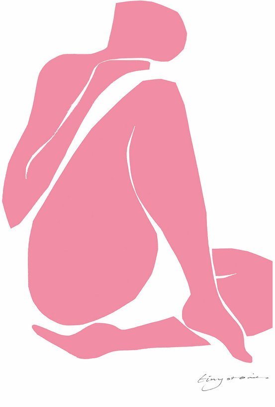 Affiche 50x70 cm Mauve Intimacy - The Poster Club - The Cool Republic