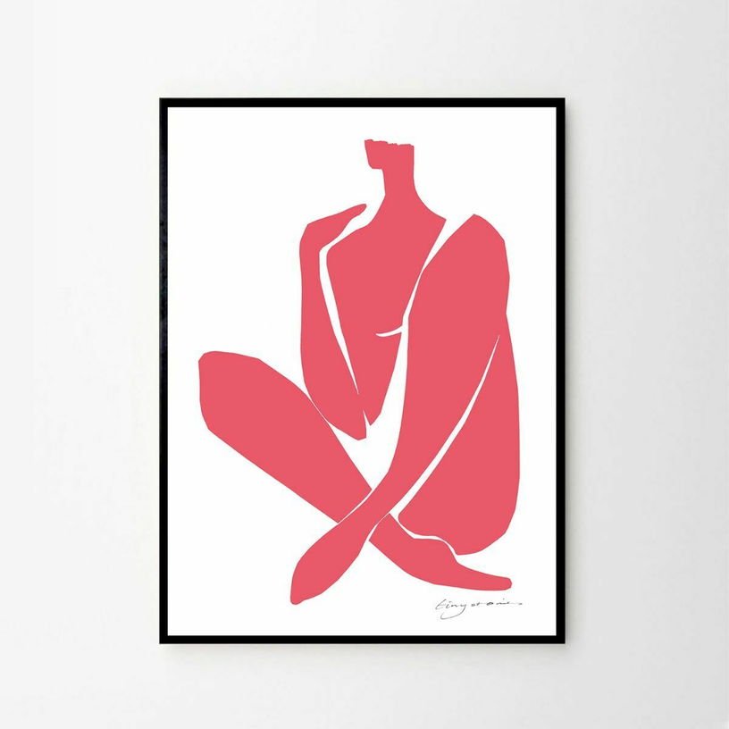 Affiche 50x70 cm Pink Intimacy - The Poster Club - The Cool Republic
