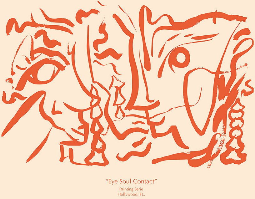 Affiche 50x70 cm Soul Contact 01 - The Poster Club - The Cool Republic