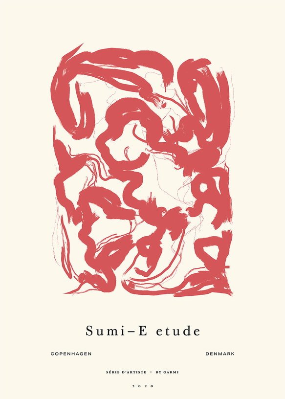 Affiche 50x70 cm Sumi E 01 - The Poster Club - The Cool Republic