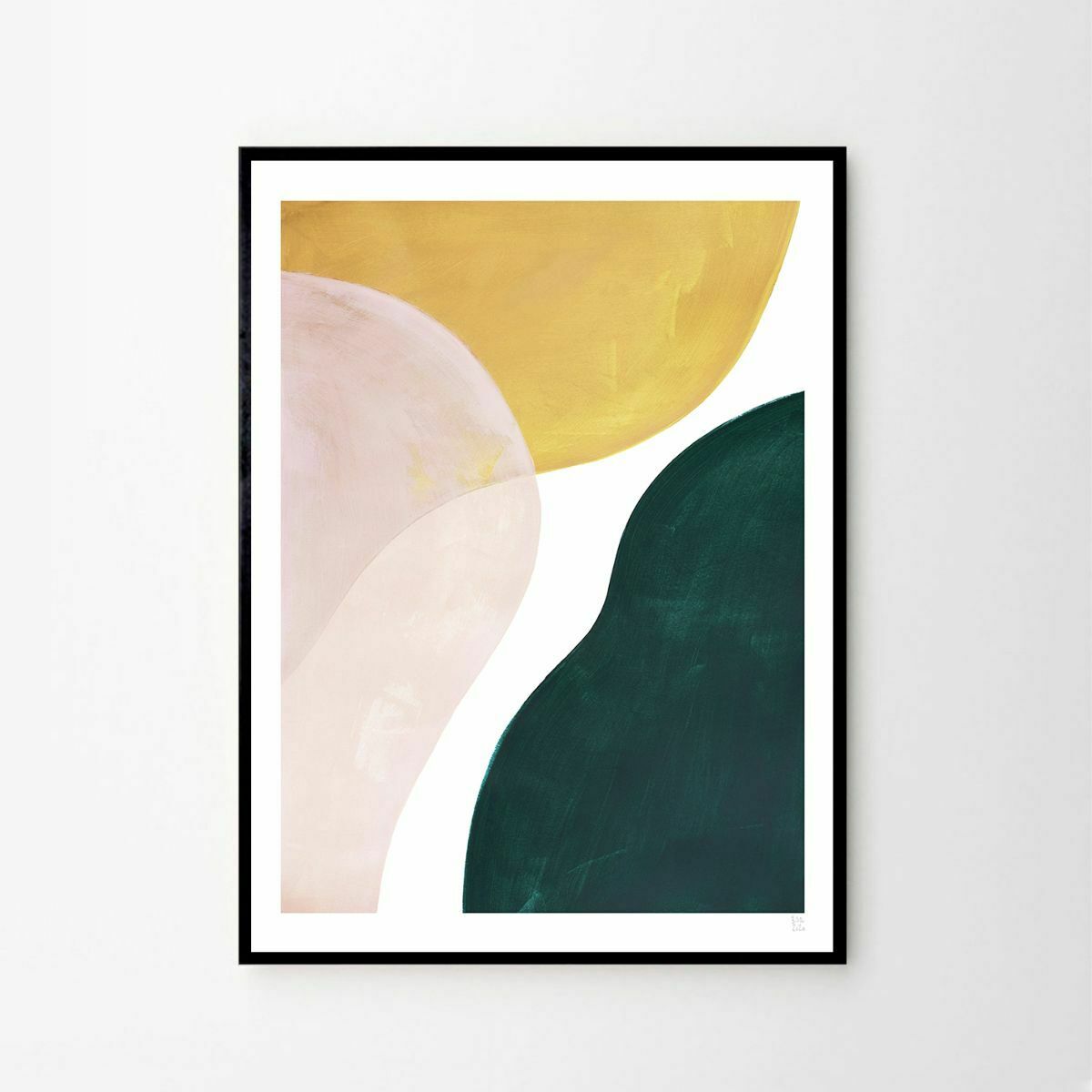 Affiche 50x70 cm Transparent Rose - The Poster Club - The Cool Republic