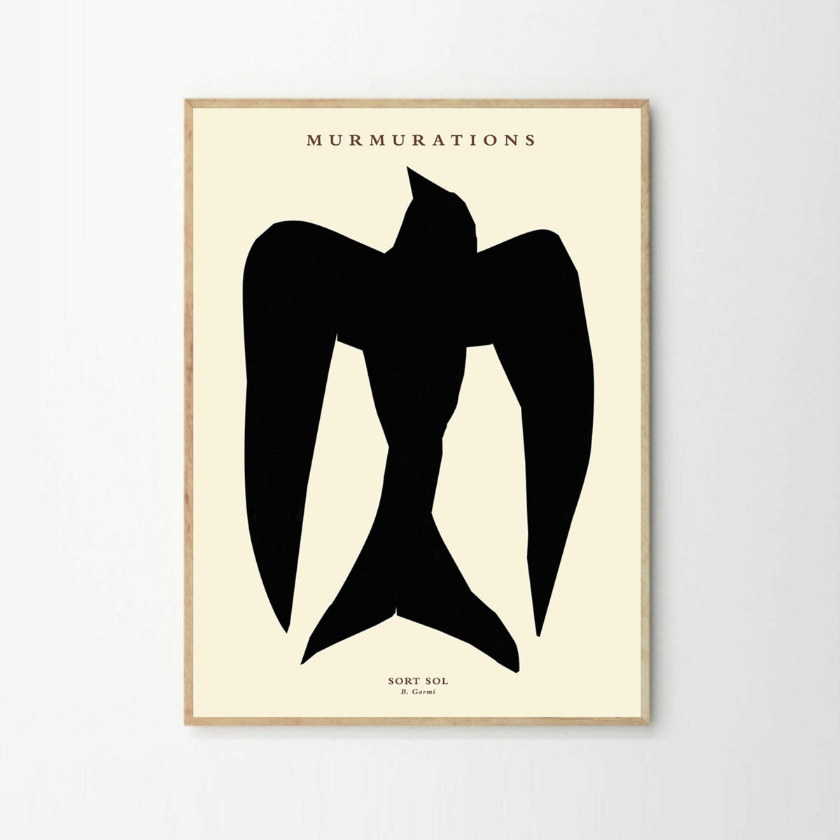 Affiche 50x70 Murmurations Sort Sol - The Poster Club - The Cool Republic