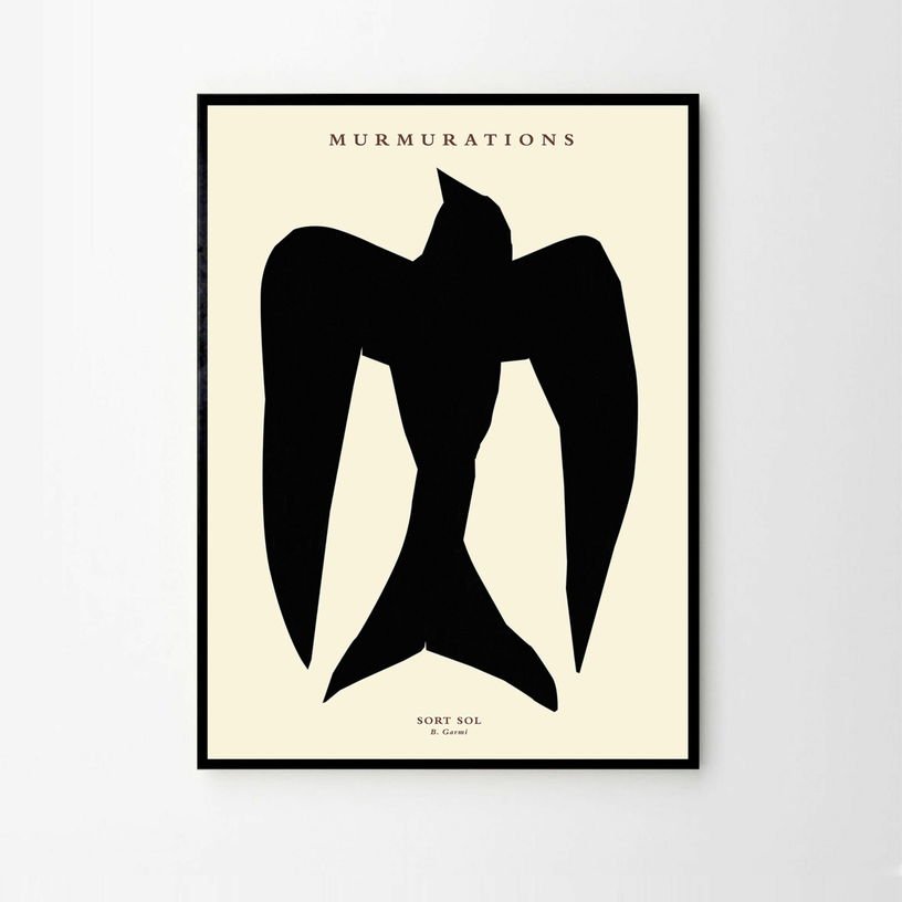 Affiche 50x70 Murmurations Sort Sol - The Poster Club - The Cool Republic