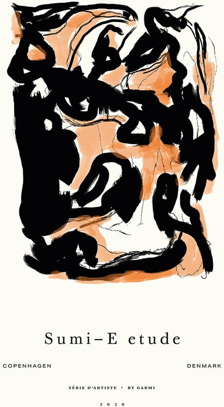Affiche 50x70 Sumi E 02 - The Poster Club - The Cool Republic