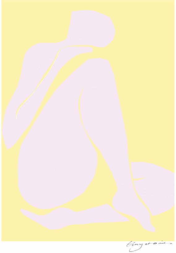 Affiche 70x100 Lilac Intimacy - The Poster Club - The Cool Republic