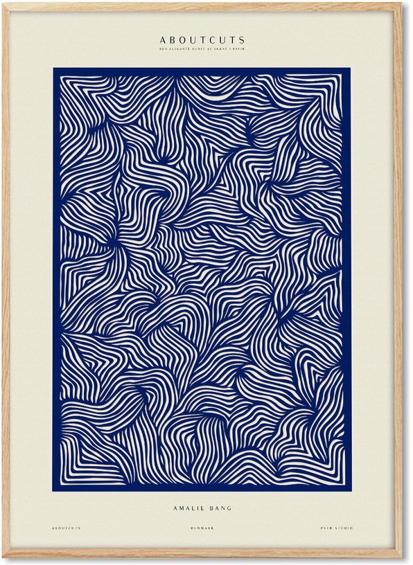 Affiche Amalie 50 x 70 cm Aboutcuts art print No. 01 - PSTR Studio - The Cool Republic