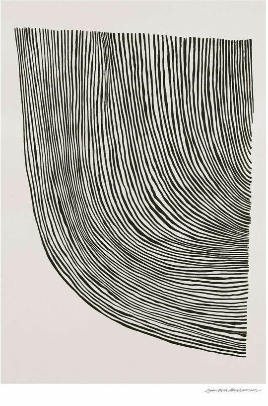 Affiche art 50 x 70 cm Curves - The Poster Club - The Cool Republic