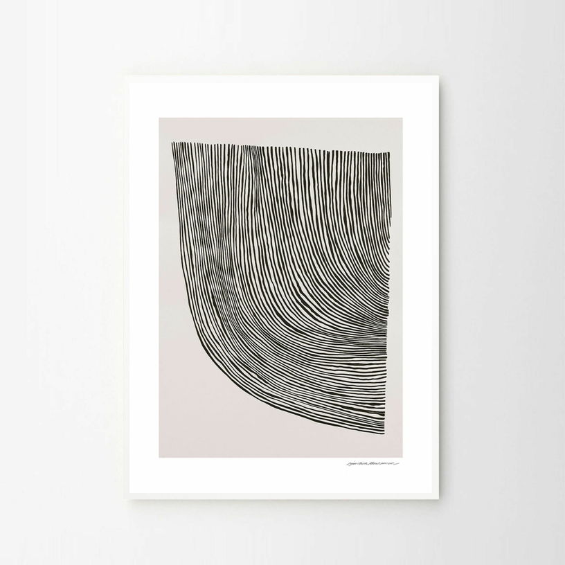Affiche art 50 x 70 cm Curves - The Poster Club - The Cool Republic
