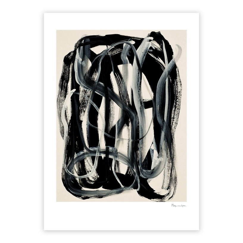 Affiche Berit Mogensen Lopez Black and White 50 x 70 cm - The Poster Club - The Cool Republic