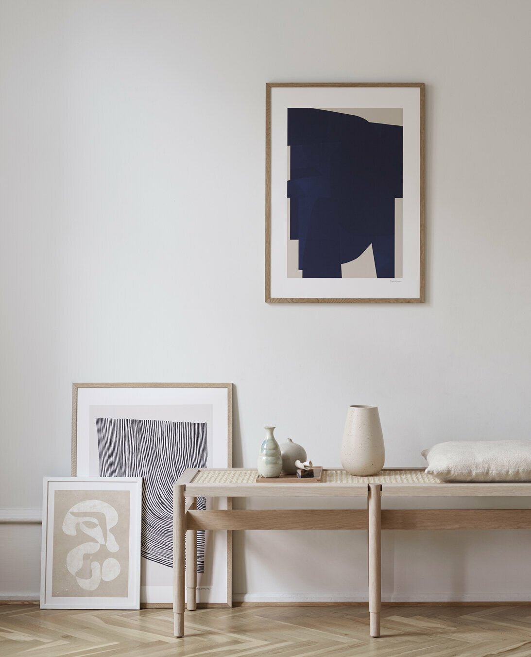 Affiche Berit Mogensen Lopez Blue 30 x 40 cm - The Poster Club - The Cool Republic